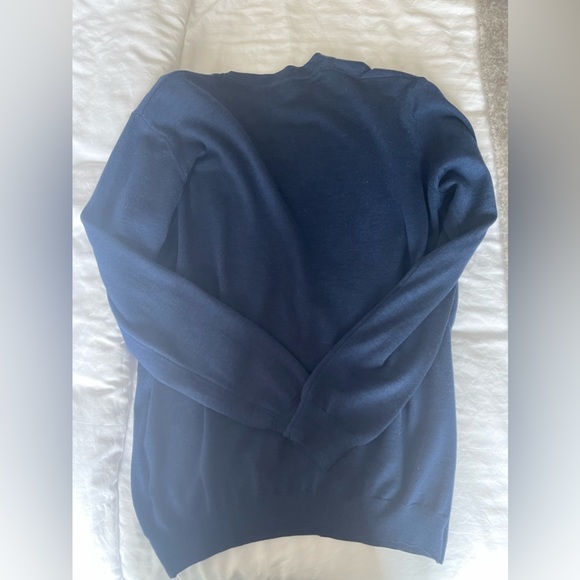 Sand Copenhagen granddad cardigan blue sweater merino wool - Picture 3 of 10